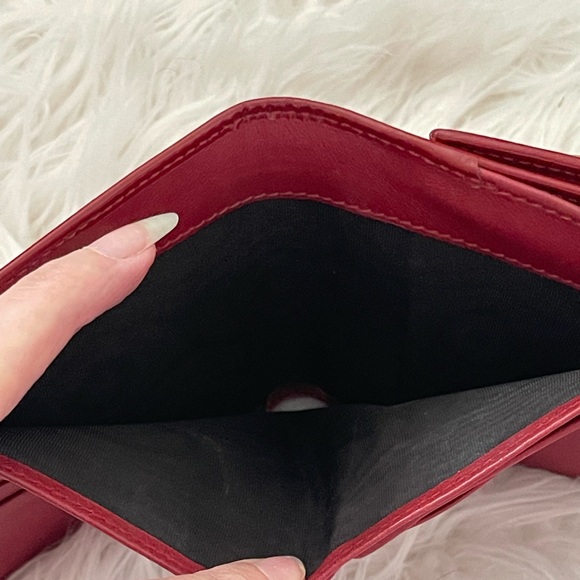 Gucci Red Guccisima Patent Leather Wallet FULL INCLUSION - Picture 5 of 11